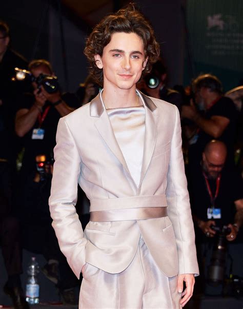 timothee Chalamet suit